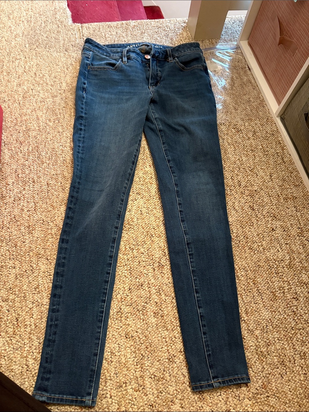 American Eagle Outfitters Dark Blue Dream Stretch Jegging Jeans
